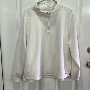Nike 1/4 zip pullover white 1X Therma-Fit